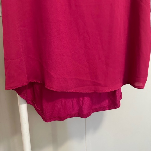 PaperMoon Fuchsia Shortsleeve Blouse size XXL - Picture 3 of 7